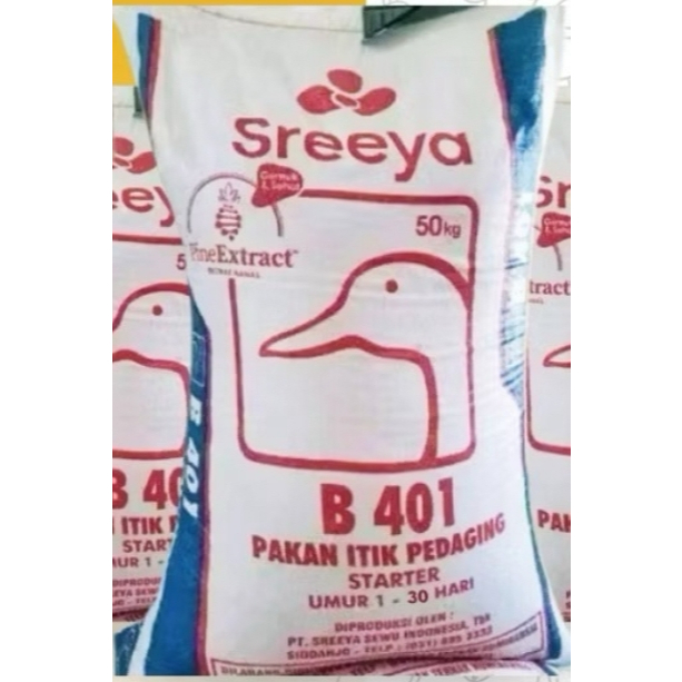 PUR PAKAN ITIK PEDAGING B401 SREEYA