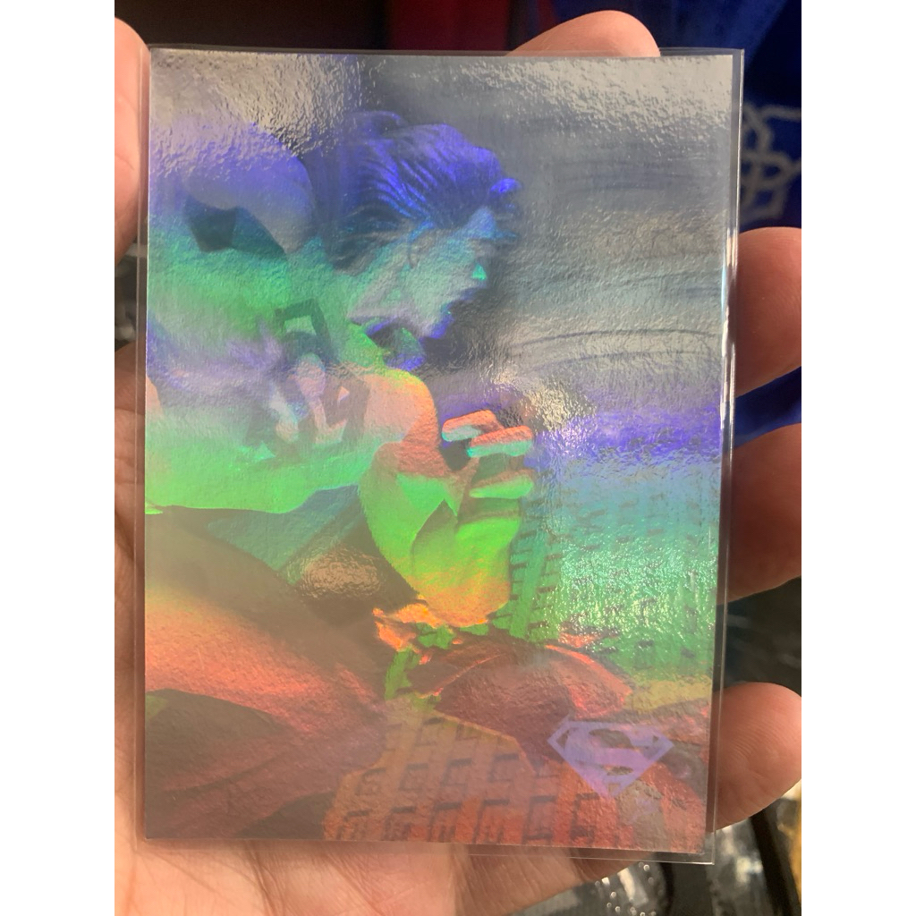 1994 SkyBox DC Stars Superman Gold Foil Hologram Chase Card Rare