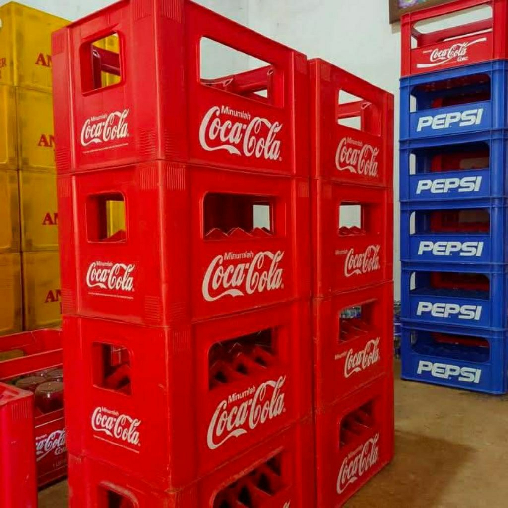 Krat Cocacola isi 24 Botol Meja Kursi Krat Saja