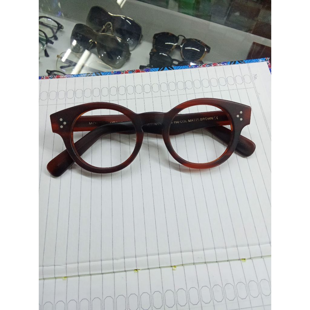 kacamata frem moscot GRUNYA warna coklat