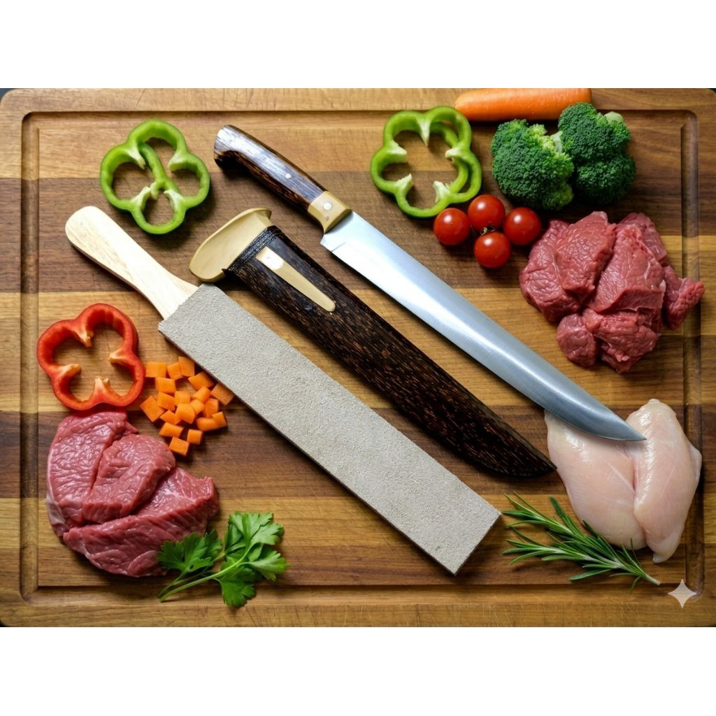 Pisau sembelih Boning aren pisau daging full tank presisi