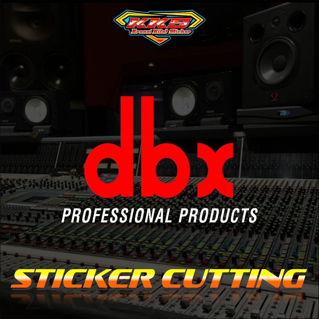 cutting sticker box hardcase sound system dbx