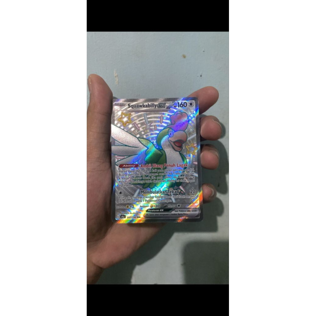 Squawkabilly ex SSR 337/190 SV4a - Kartu Pokemon Indonesia