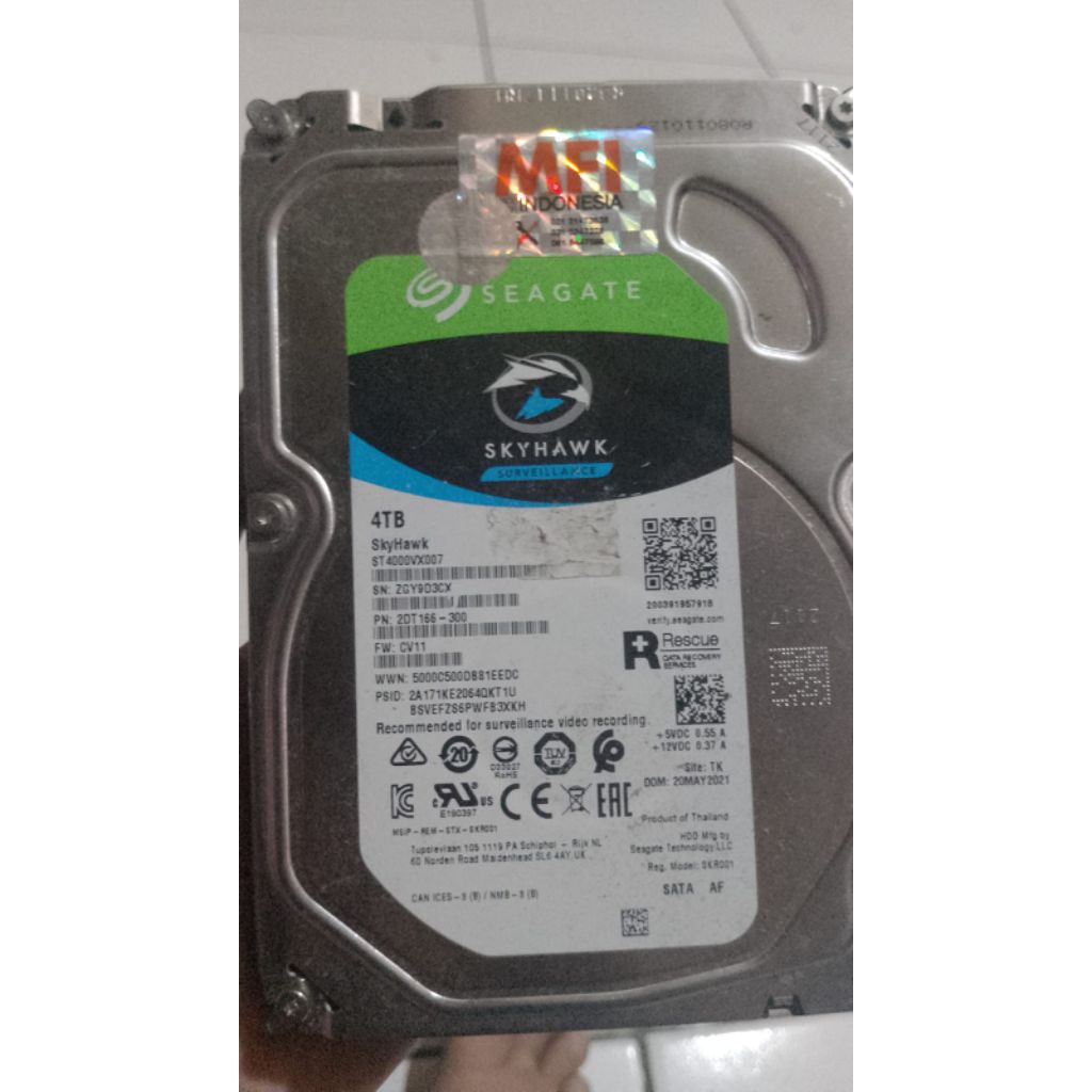 HDD Seagate SKYHAWK 4TB