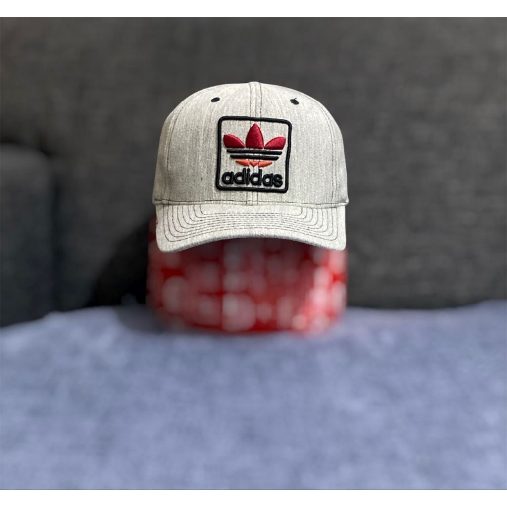 [RARE]Topi Adidas Trefoil Original Flexfit L-XL Second