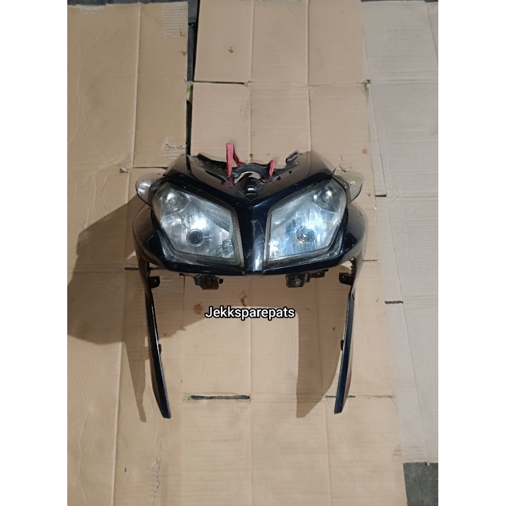 Tameng Lampu Fullset Vario Techno 110 Original Copotan