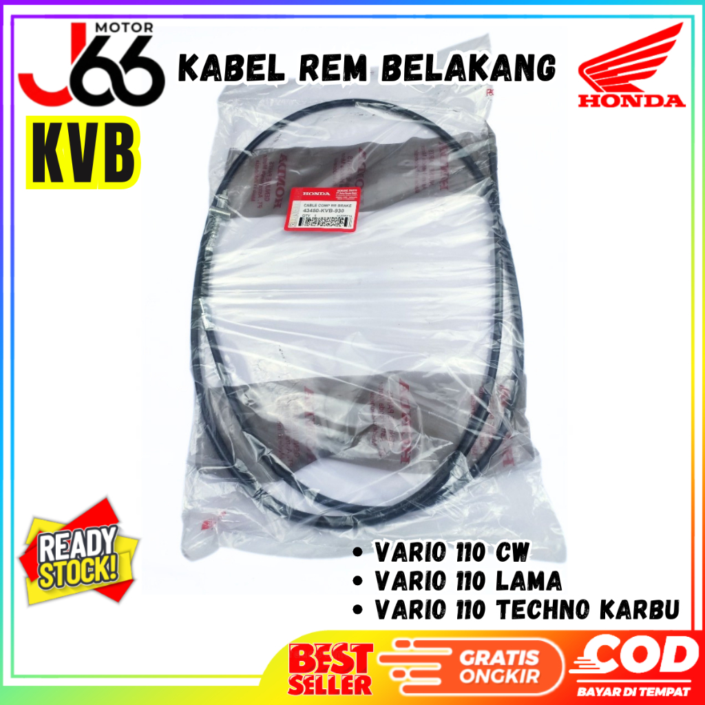 Kabel Rem Belakang Beat - Kabel Rem Belakang Vario - KVB Asli
