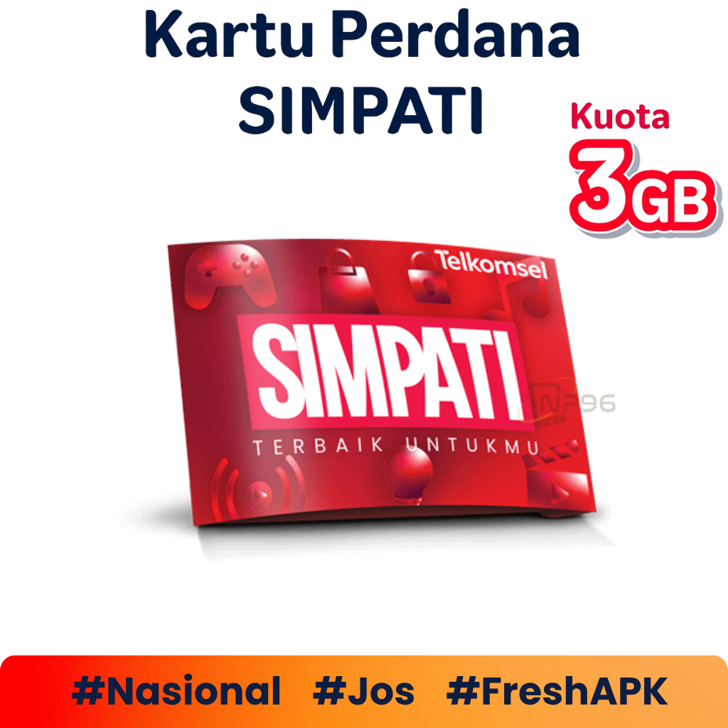 Perdana Telkomsel Kuota 3gb Kartu Simpati Internet 30hari Nasional