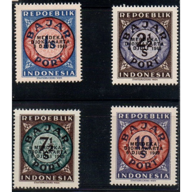 Prangko Indonesia - Prangko Wina Porto WP1 WP3