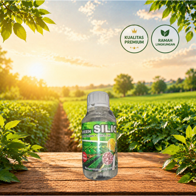 PUPUK KALIUM + SILICA GREEN SILICK 500ML + SILIKA 500ML