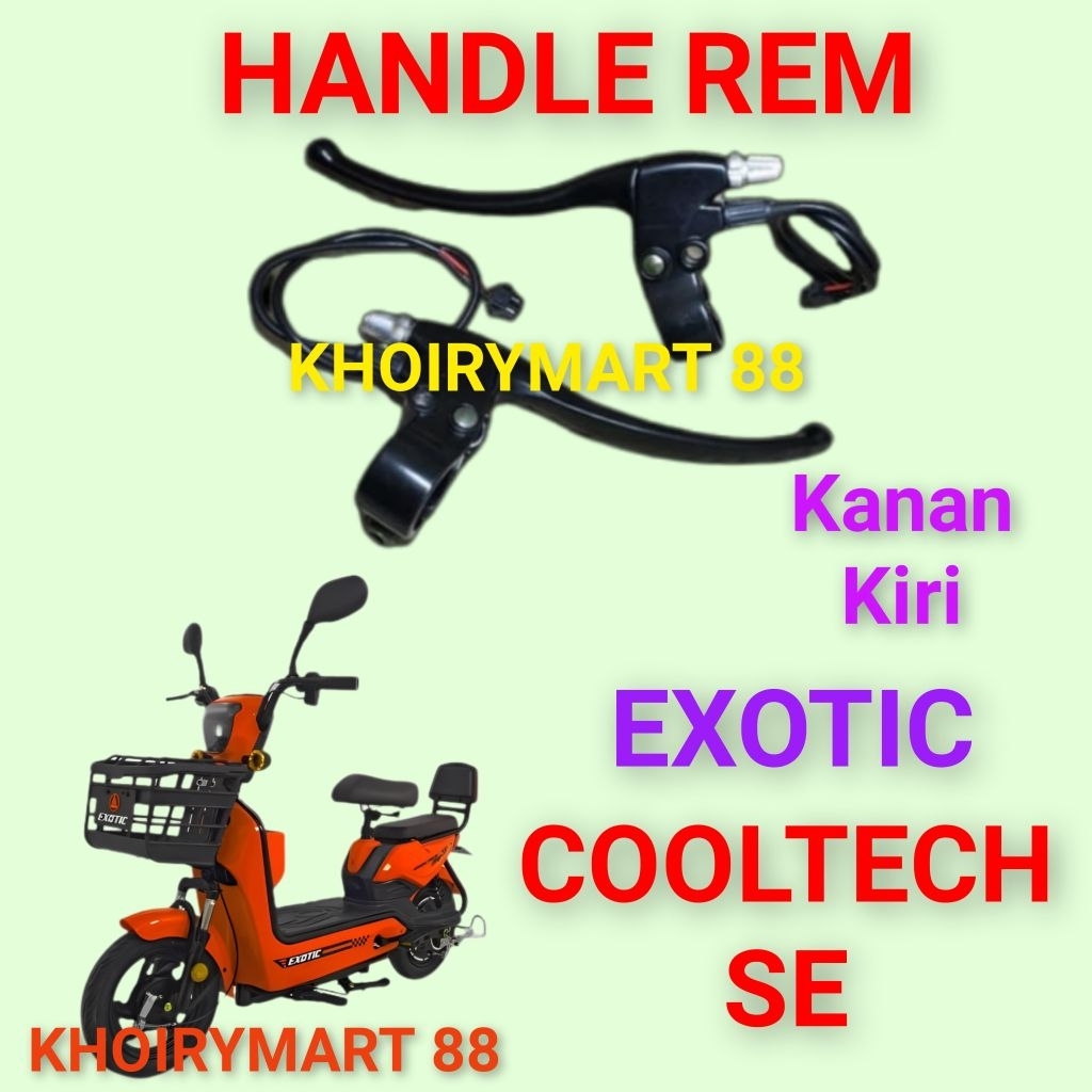 handle rem exotic cooltech se handle rem sepeda listrik exotic cooltech se