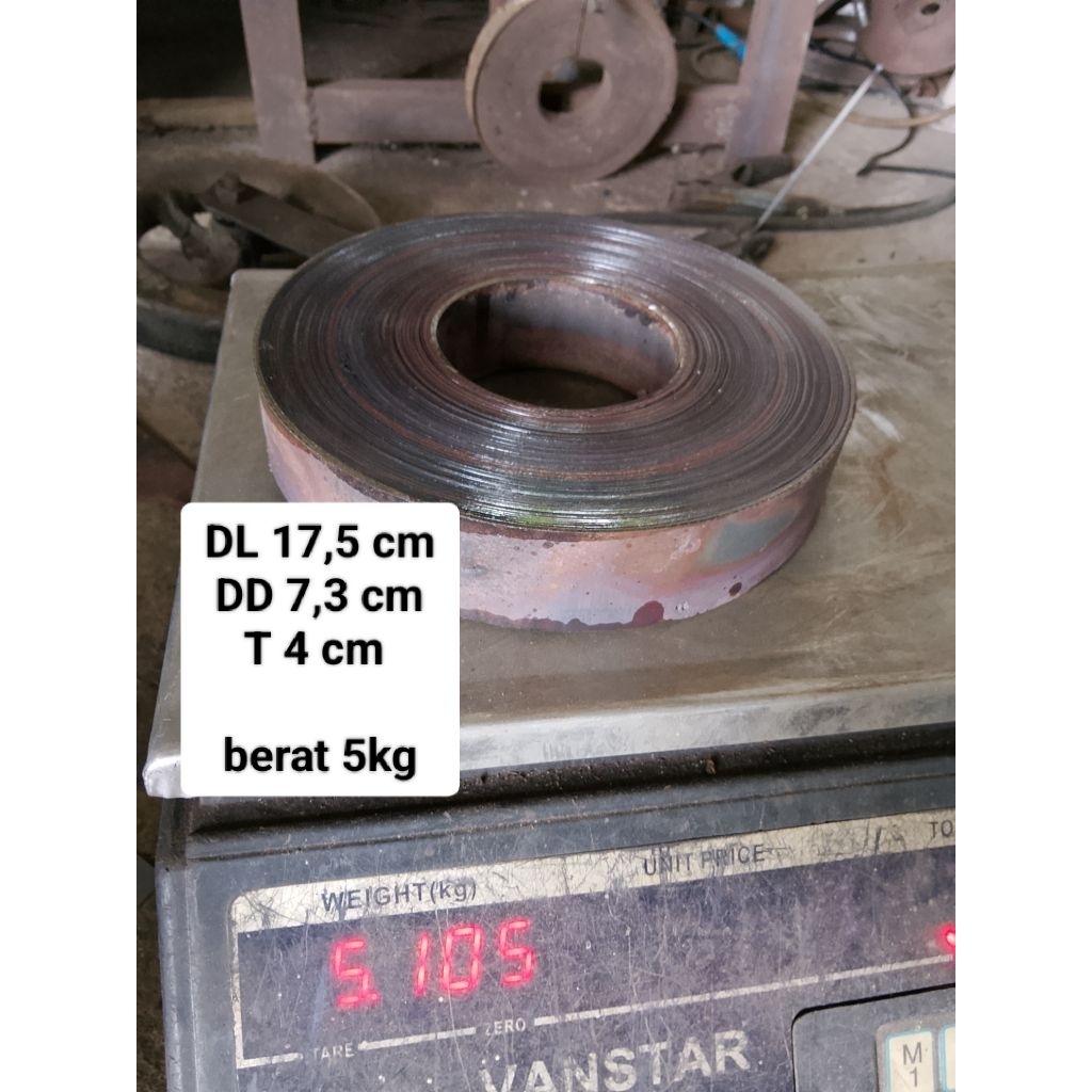 Kern trafo toroid donat bulat 10 amper 4cm 5kg slim