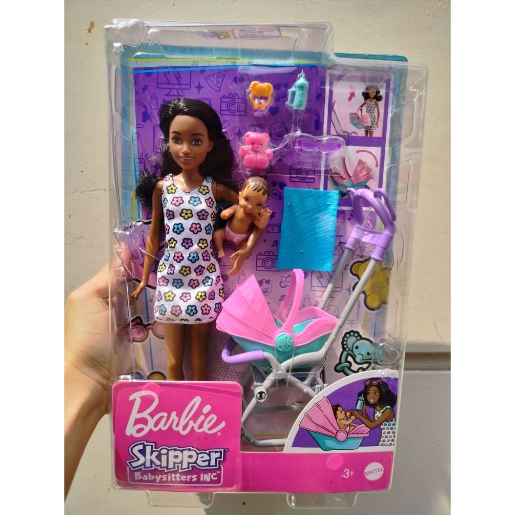 Mainan Boneka Barbie Skippers Babysitters