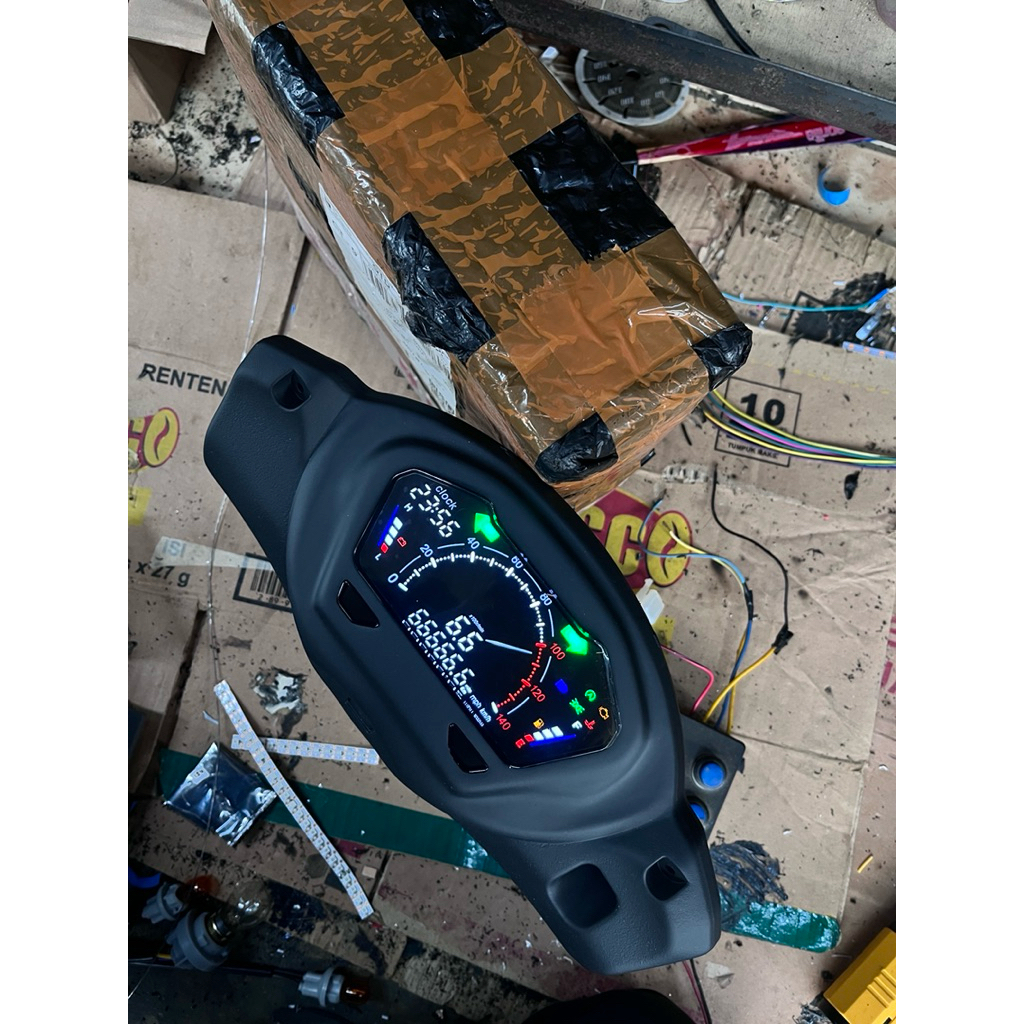 speedometer suzuki skywave custom digital