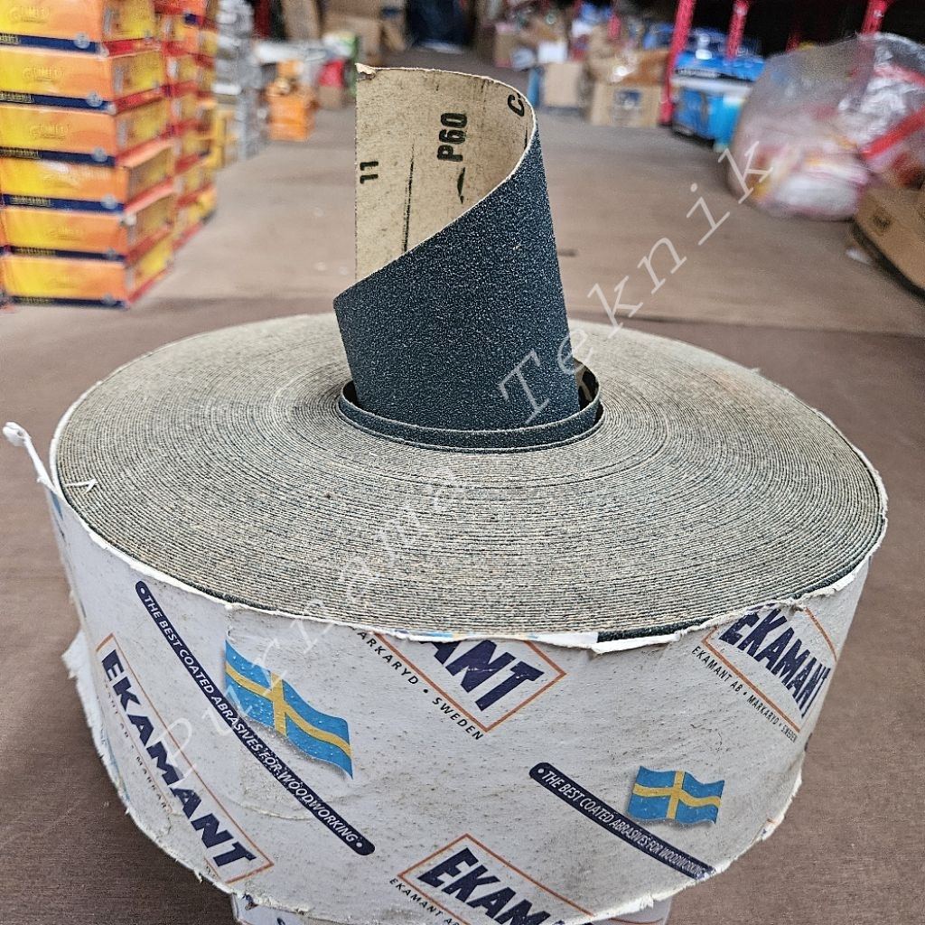 Amplas Ekamant Meteran Grit 60 Amplas Roll Meteran Ekamant Grit 60 - 1 Meter