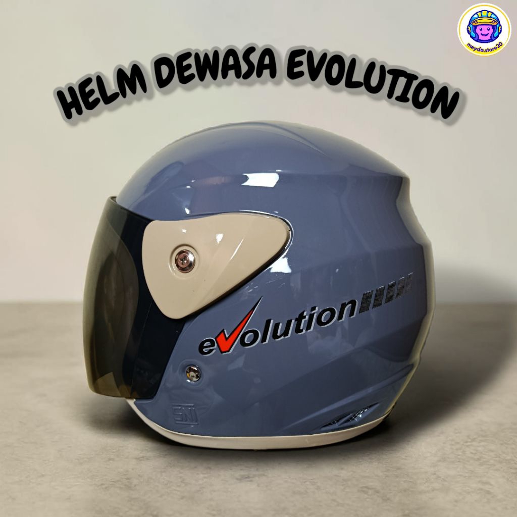 Helm Dewasa Evolution Cewek dan Cowok HNF SNI