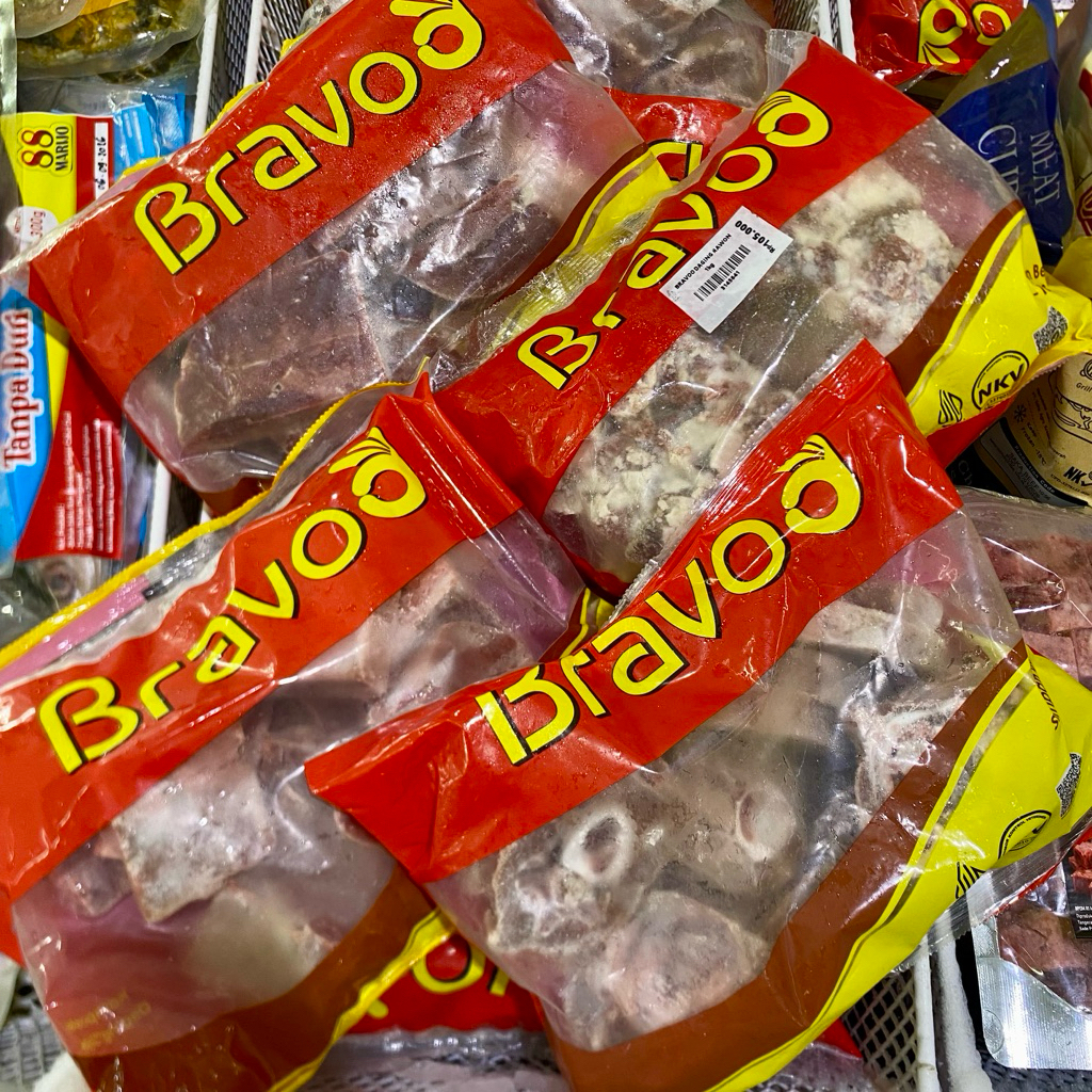 Bravoo Daging 1kg Cut Meat, Iga, Rendang, Rawon, Buntut