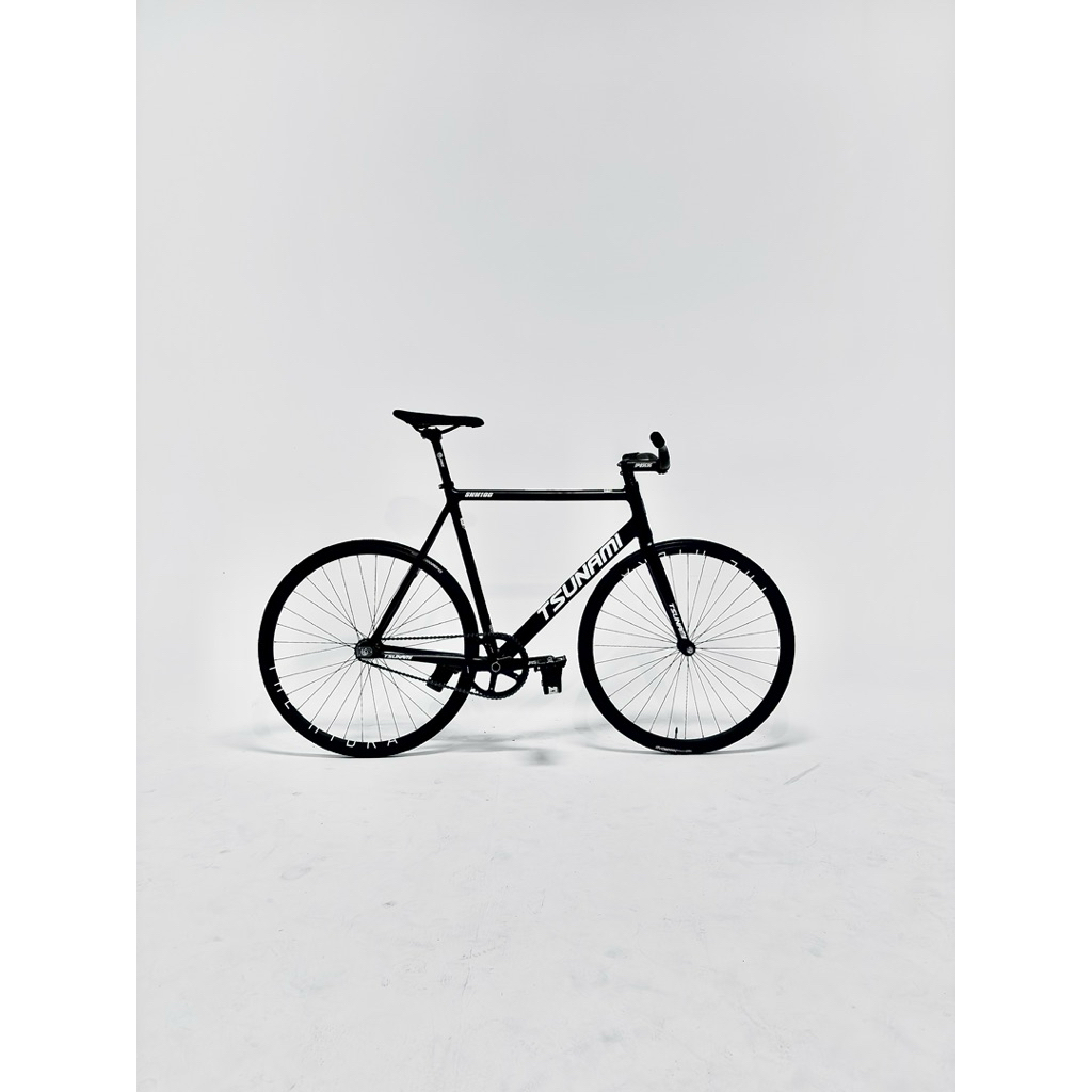 Full Bike / Sepeda Fixie / Fixe Gear - TSUNAMI SNM100 x THE HYDRA x PIZZ COMPONENTS