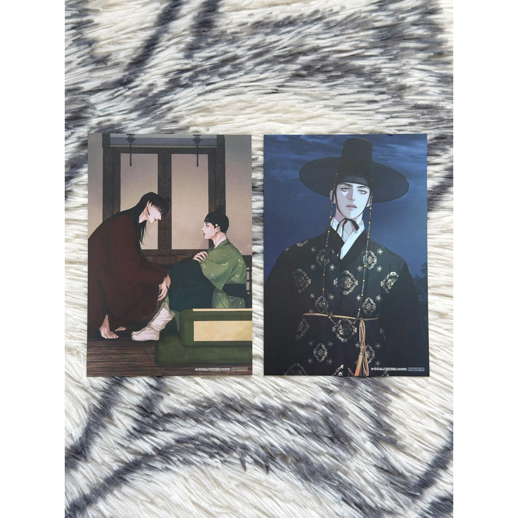Official Merch Mofun Manhwa The Ghost's Nocturne Postcard