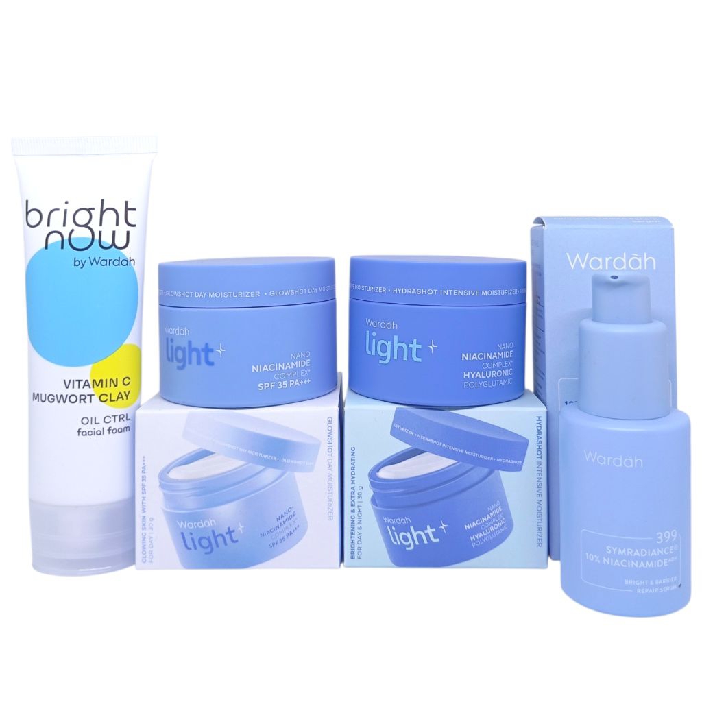 Paket Wardah Lightening Untuk Kulit Berminyak / Paket Wardah Skincare Untuk Kulit Berminyak