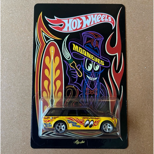 Hot Wheels 71 Datsun 510 Wagon Mooneyes 2019 Japan Convention - Japcon