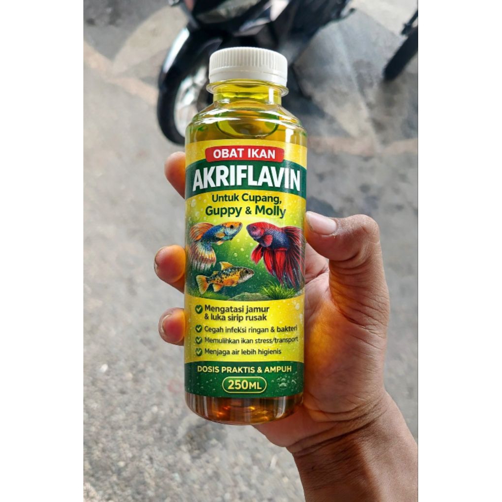 obat ikan acriflavine HCI BPC 250ML kemasan botol