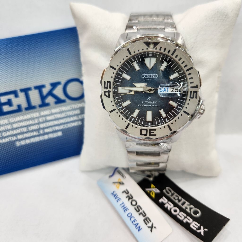Seiko Prospex Monster SRPH75K1 SRPH75 Save The Ocean Automatic Original