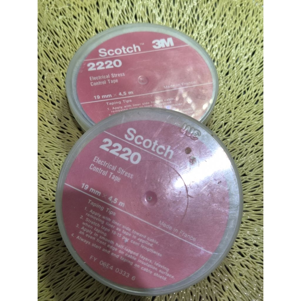 SCOTCH 3M 2220 ELECTRICAL STRESS 19MMx4,5MM