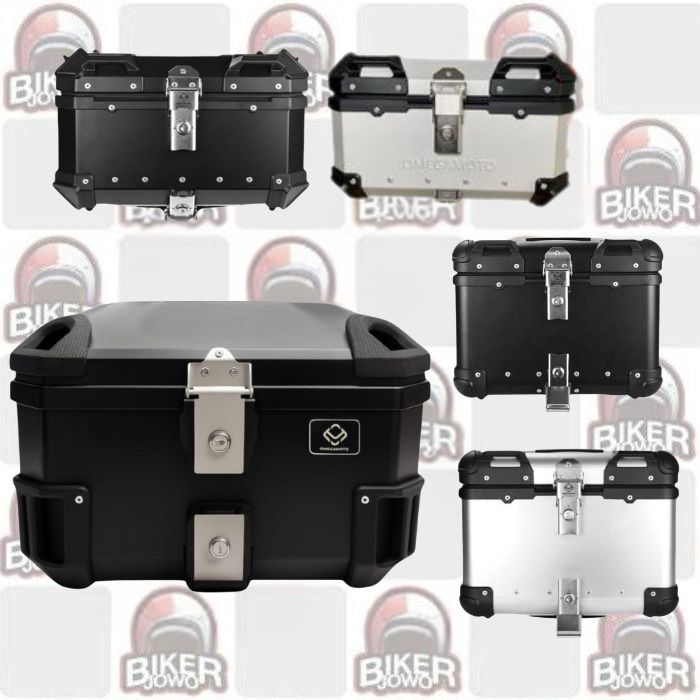 Omegamoto ABS-Pro - Dura X - Dura Pro Top Box Panniers 30L - 50L Top Box Pannier Tas Boks Bagasi Box