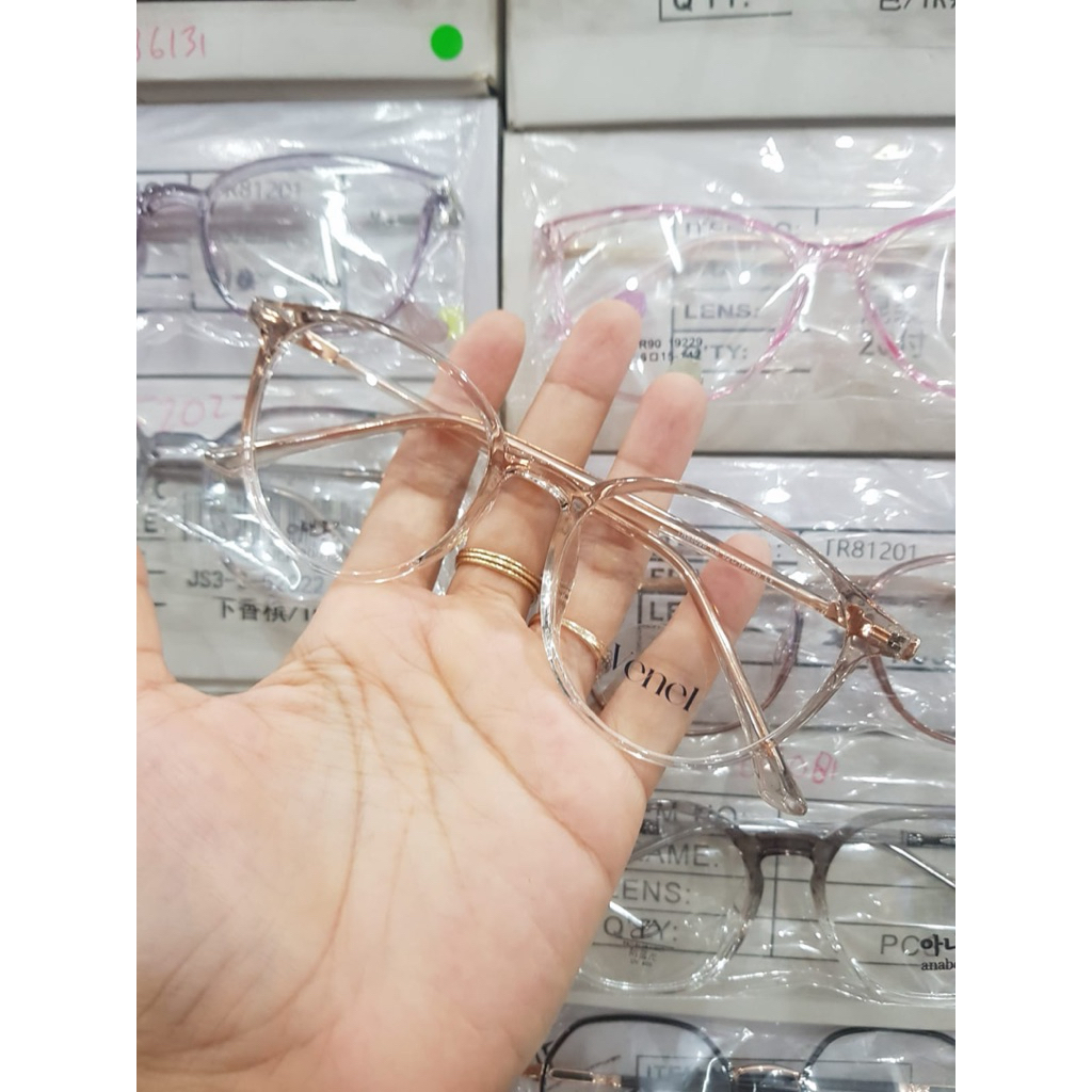 KACAMATA OVAL WANITA MODEL KEKINIAN KODE 86096