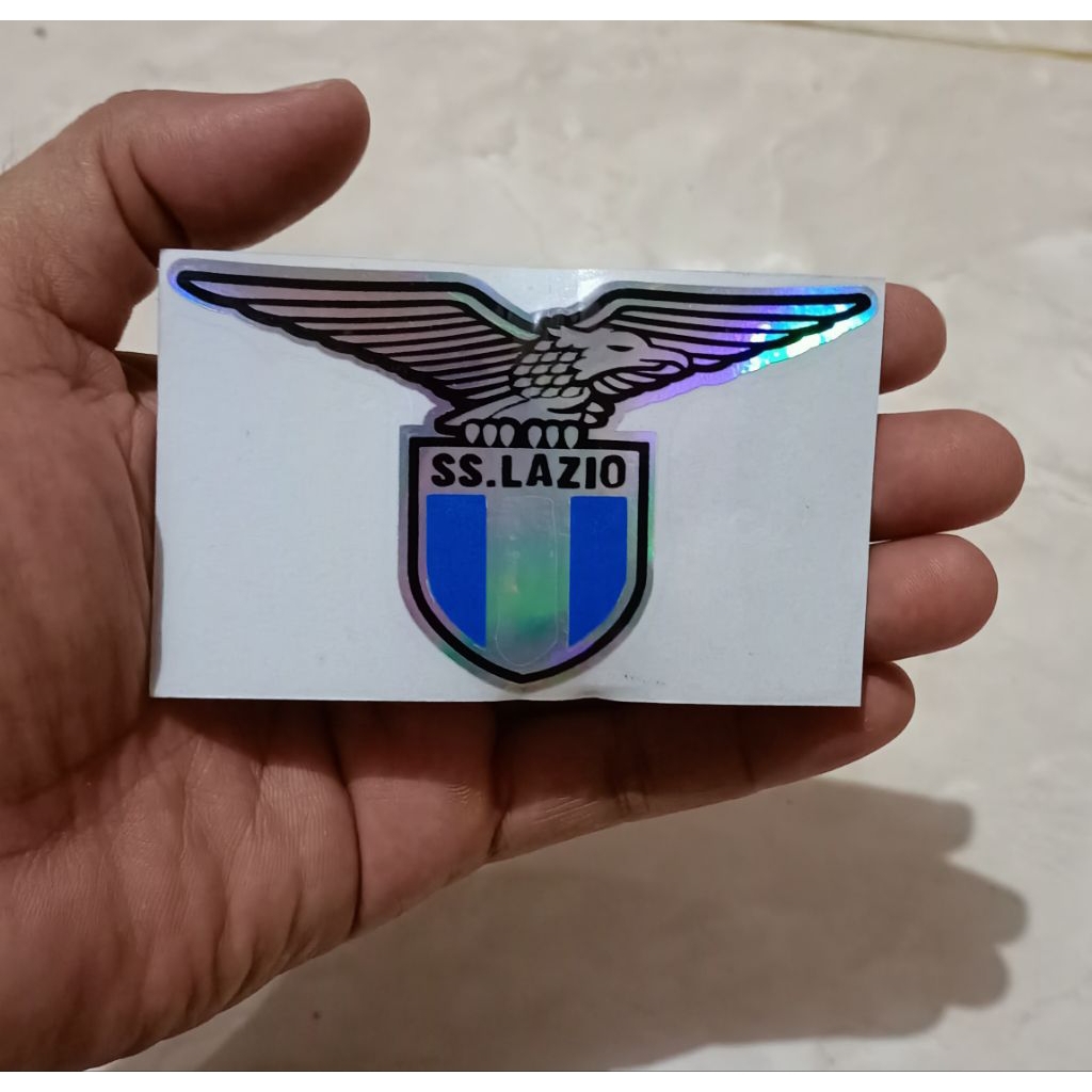Stiker motor hologram club bola Italia lazio