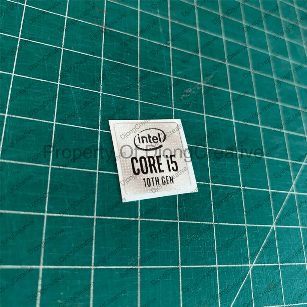 Stiker Intel Core i5 Gen 10