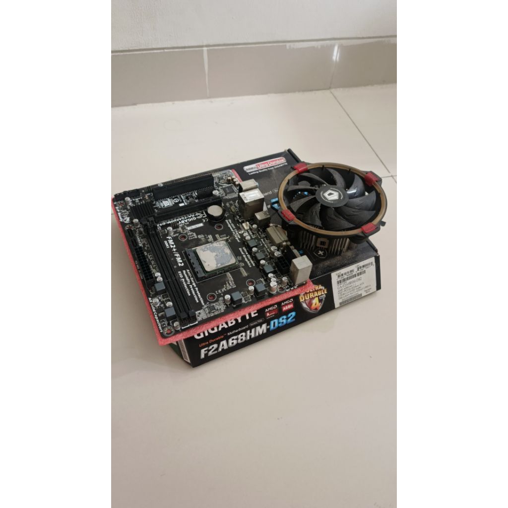 Mobo fm2+ cpu dan fan RGB