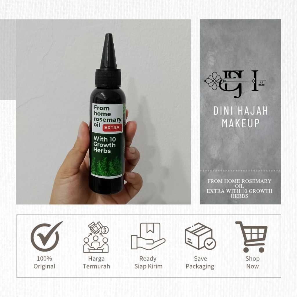 Preloved From Home Rosemary Oil Extra with 10 Growth Herbs