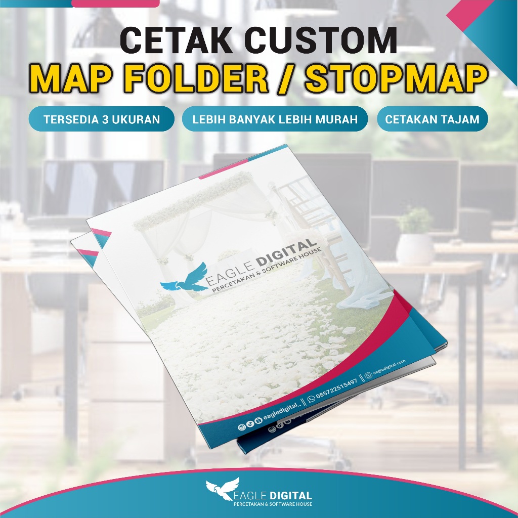 Cetak Map Custom | Stopmap | Map Folder | A4 / F4 / B4