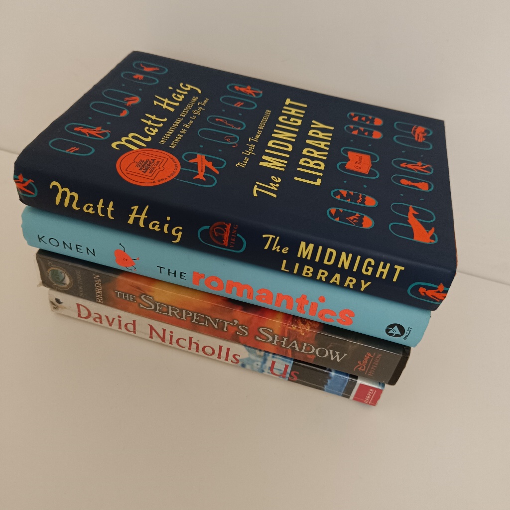 (Preloved/New Sealed) Novel English Ori Midnight Library Matt Haig, Romantics Leah Konen, Serpent's 