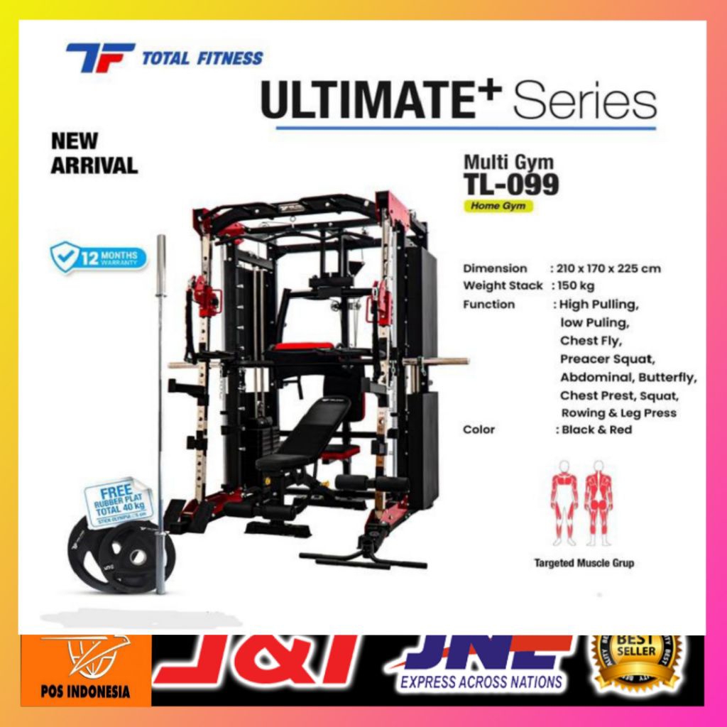 smith machine-tl 099 total fitness(original)smith machine-power rack-smith multi-home gym-gym home