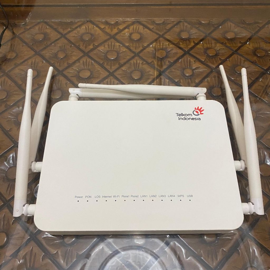 Router ZTE F670 Premium ONT Port Biru