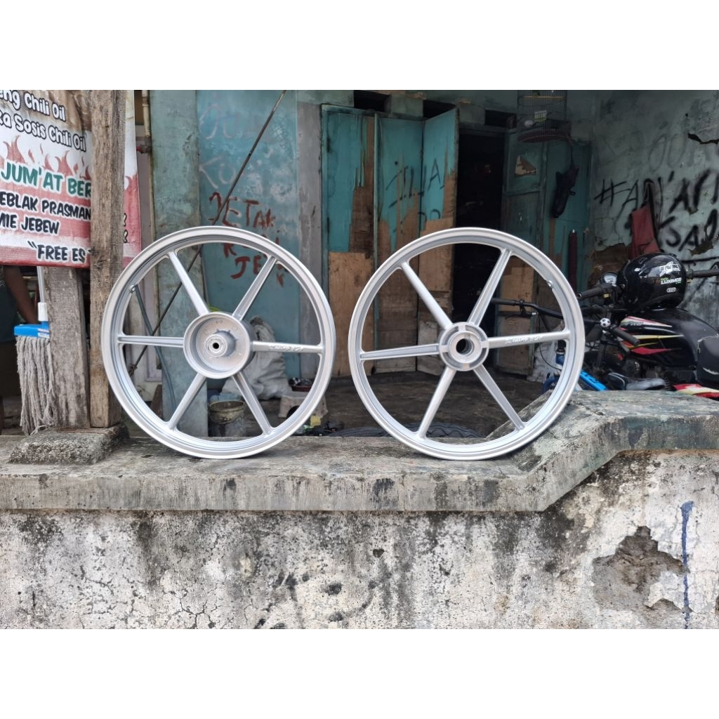 velg depan belakang palang 6 lurus racing boy pnp keluarga suzuki