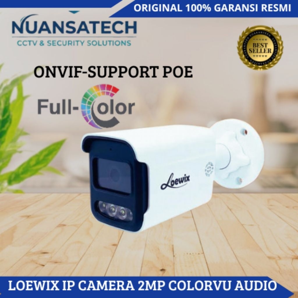 Loewix ip camera 2mp colorvu Audio outdor original support poe onvif