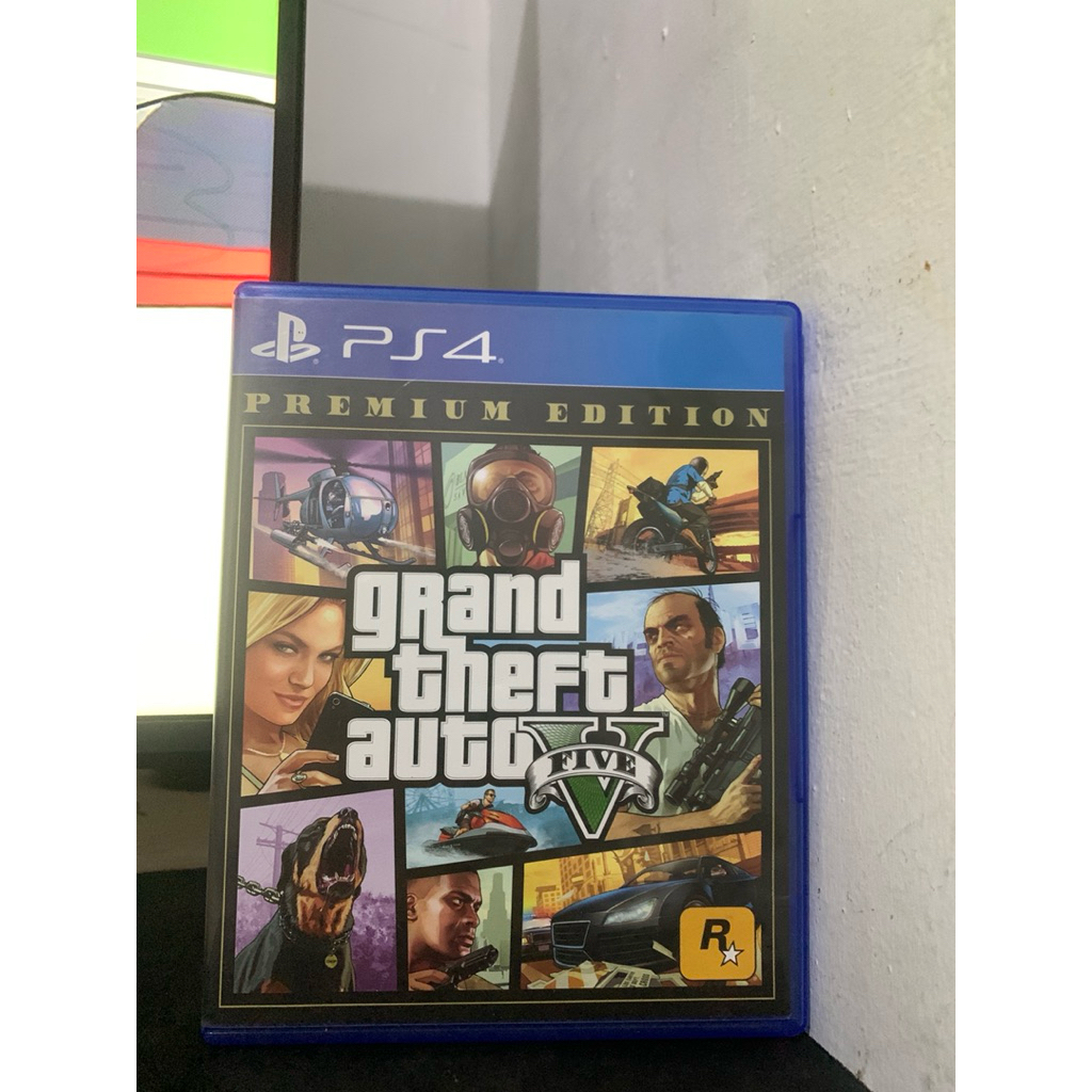Kaset Bd GTA V Premium Edition GTA 5 PS4