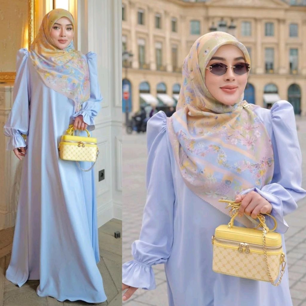 SET HIJAB SHELLASAUKIA TERBARU ORIGINAL GAMIS POLOS SHELLASAUKIA SET HIJAB DI JAMIN ORIGINAL 100%