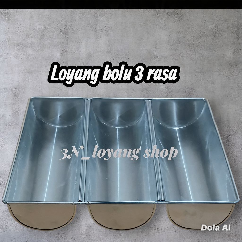 loyang roti 3 rasa/bolu 3 rasa 20x8x5  22x8x5 26x8x5