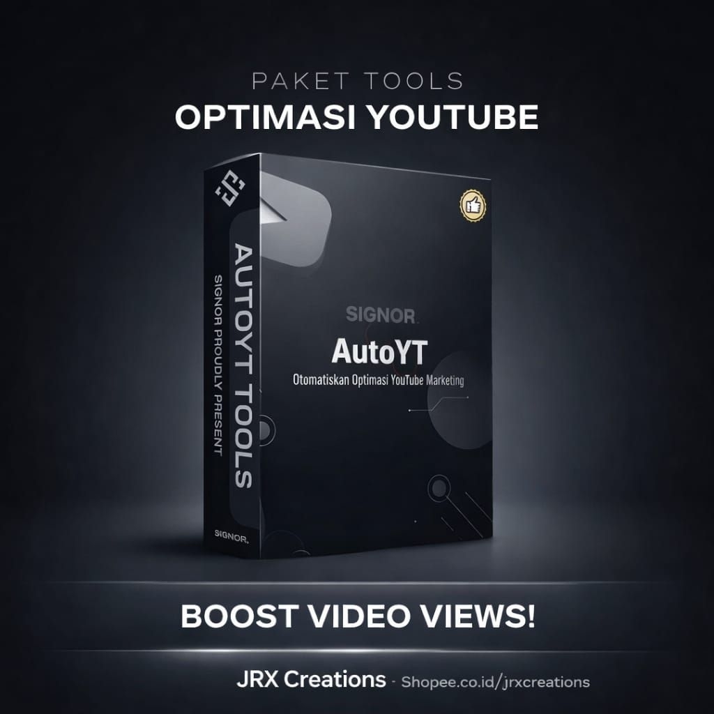 AUTOYT TOOLS - Software Tool Automatisasi Optimasi Youtube Marketing Untuk Dominasi Pencarian