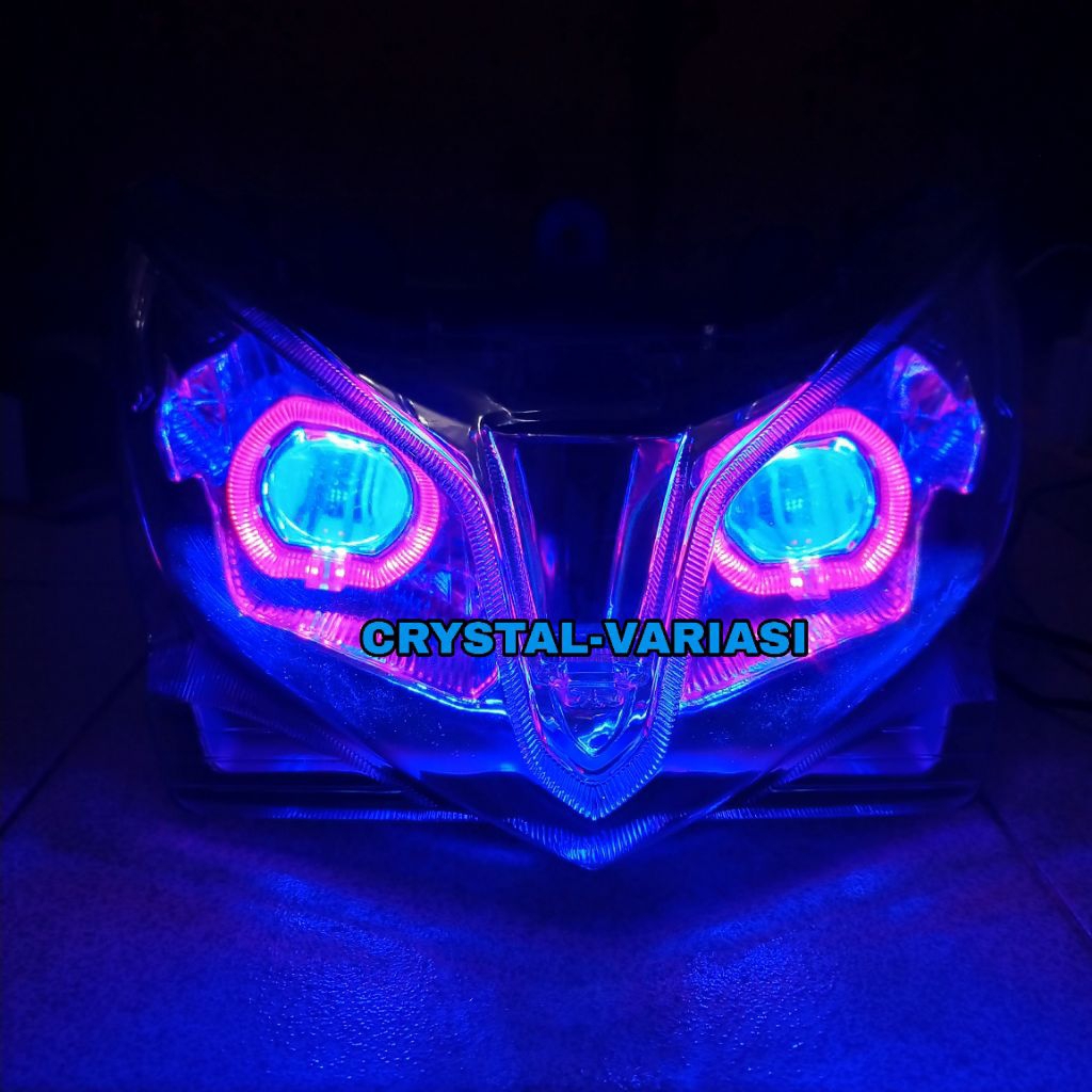 Refektor Lampu Depan Vario 125 Old KZR Costum Lampu Biled/Lampu Refektor Depan Motor Vario 125 Old K