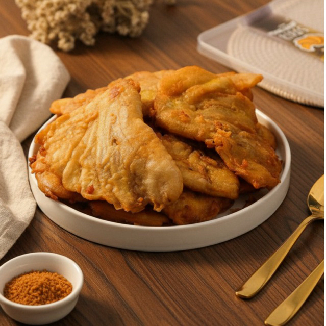 Pisang Goreng Kipas Pekanbaru Frozen Isi 10 pcs | Pisang Kipas | Pisang Pekanbaru | Pisang Frozen | 