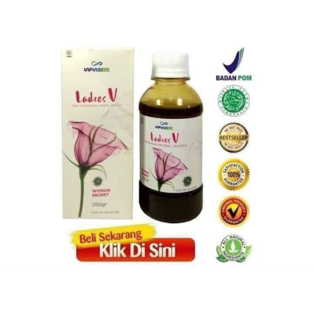 Madu herbal kewanitaan Ladies v 100 % Original