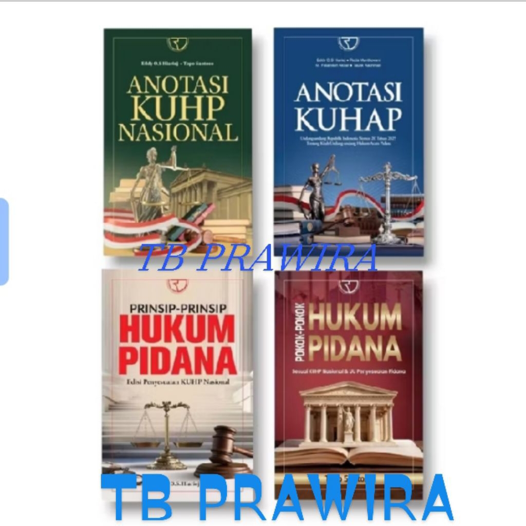 Buku ANOTASI KUHP & ANOTASI KUHAP DAN HUKUM PIDANA