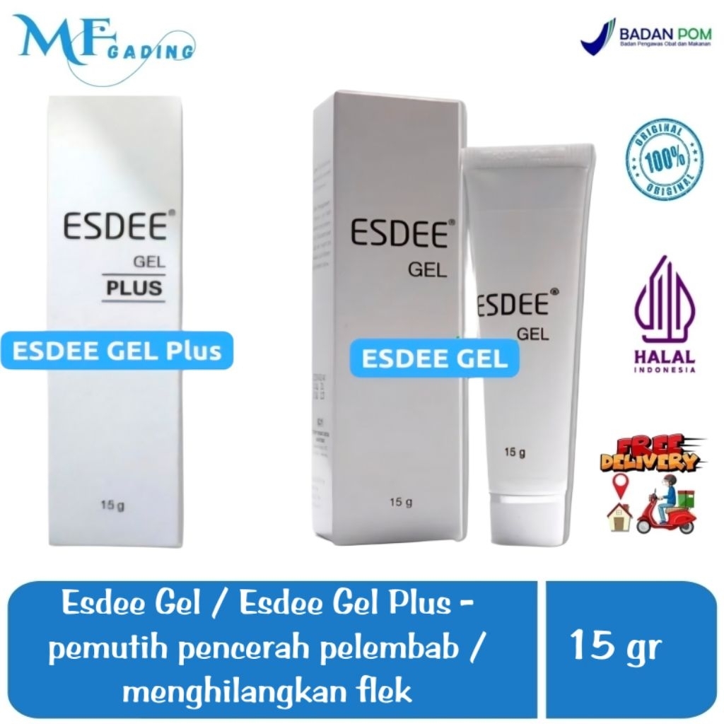 Esdee Gel / Esdee Gel Plus - mengatasi kulit berjerawat / jerawat / acne - mengontrol minyak berlebi