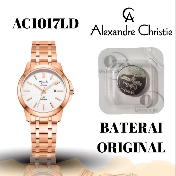 Baterai jam ALEXANDRE christie original AC1017MD/LD